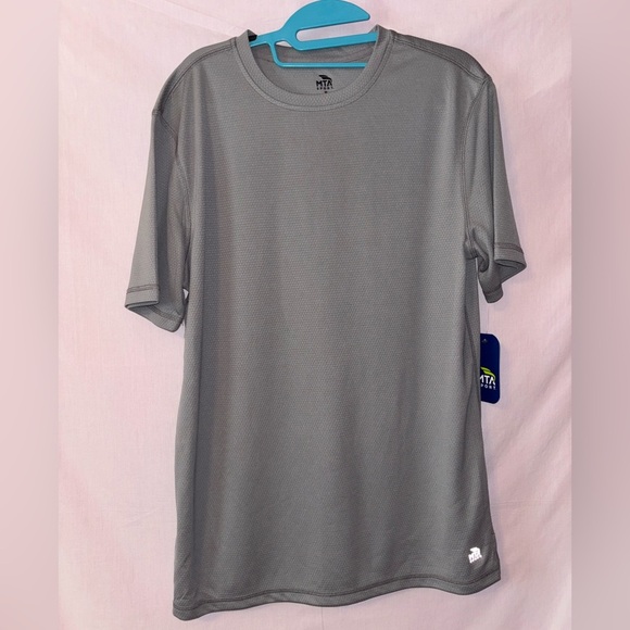 MTA Sport Mend Gray Short Sleeve Tee with Performance Fabric - Picture 1 of 7